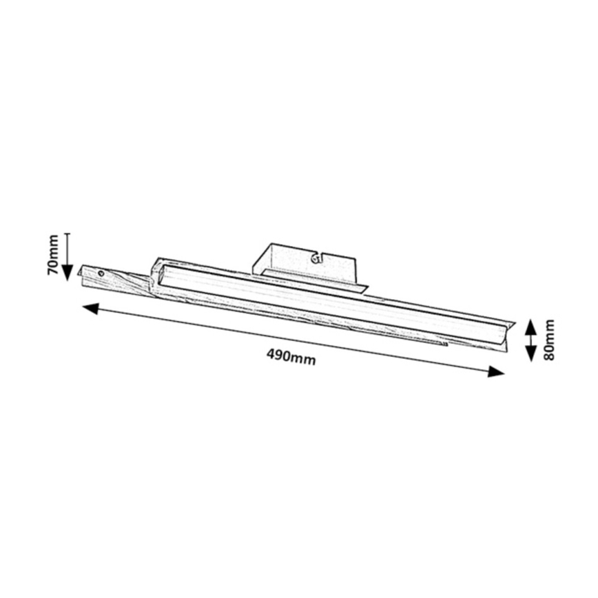 Rabalux - LED väggbelysning LED/12W/230V 3000K