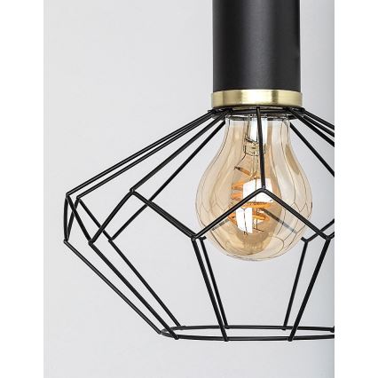Rabalux - Vägglampa 1xE27/40W/230V diameter 20 cm svart