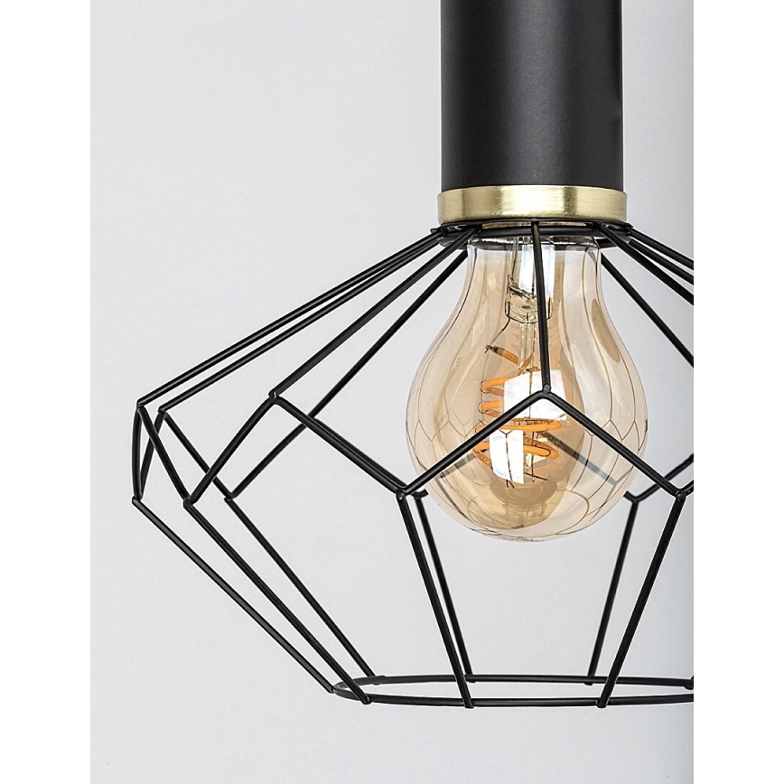 Rabalux - Vägglampa 1xE27/40W/230V diameter 20 cm svart