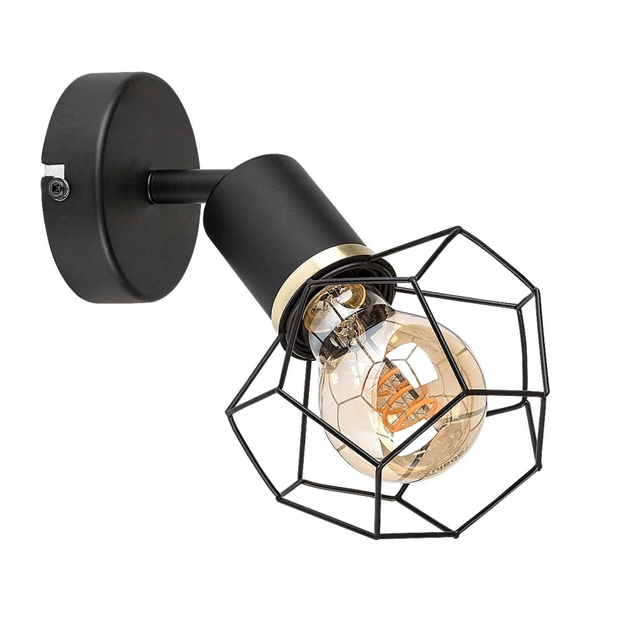 Rabalux - Vägglampa 1xE27/40W/230V diameter 12 cm svart