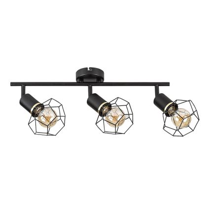 Rabalux - Spotlight 3xE27/40W/230V svart