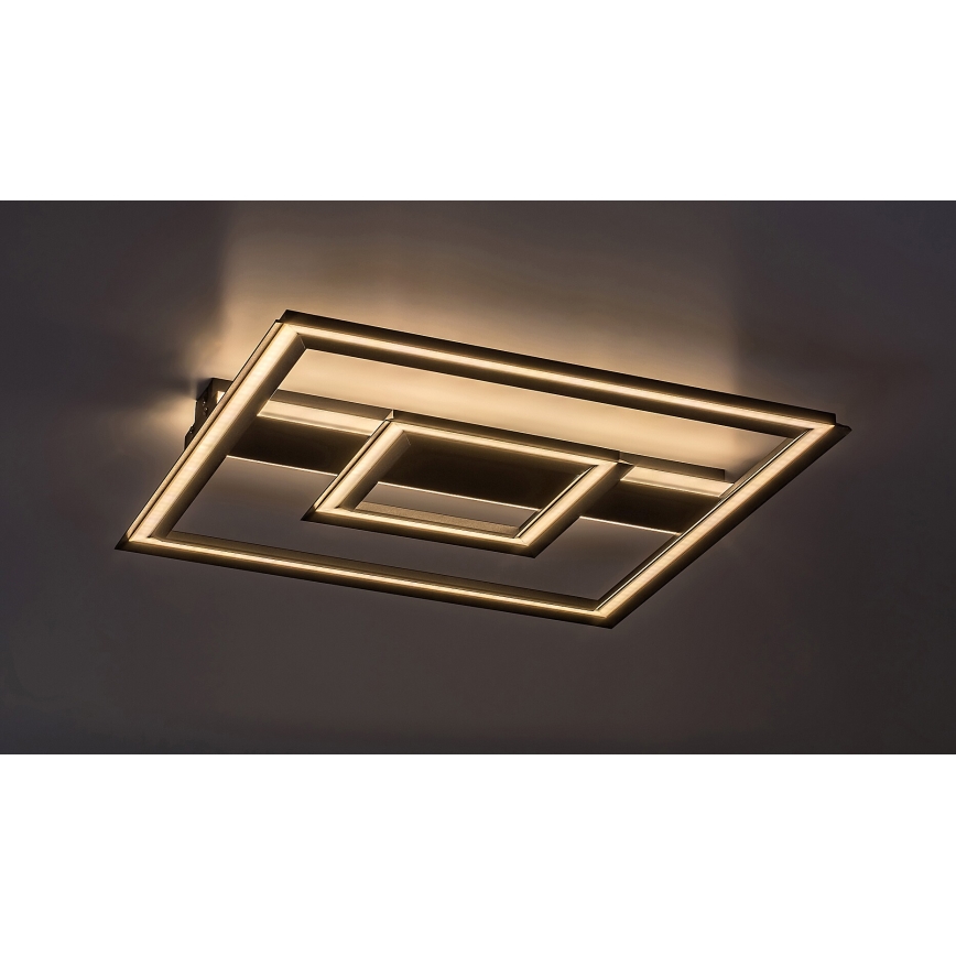 Rabalux - LED-taklampa LED/48W/230V 3000K svart 48,5x48,5 cm