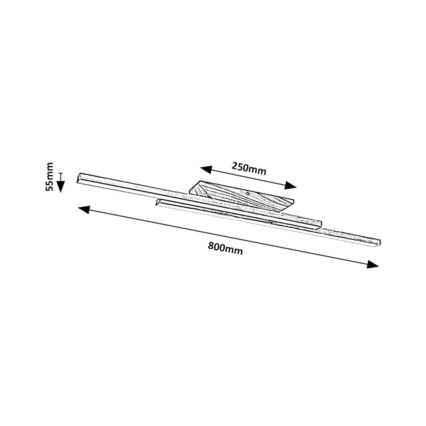Rabalux - LED taklampa LED/21W/230V 4000K bok
