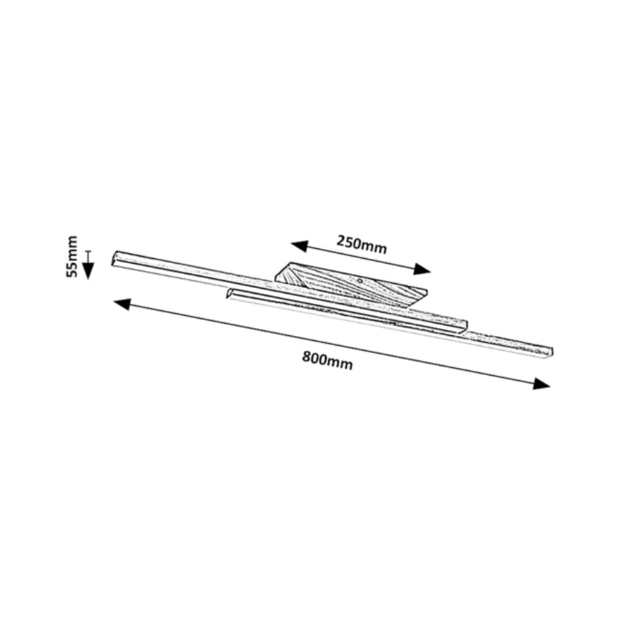 Rabalux - LED taklampa LED/21W/230V 4000K bok