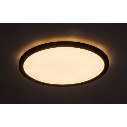 Rabalux - LED taklampa LED/24W/230V 3000/4000/6000K diameter 29 cm svart