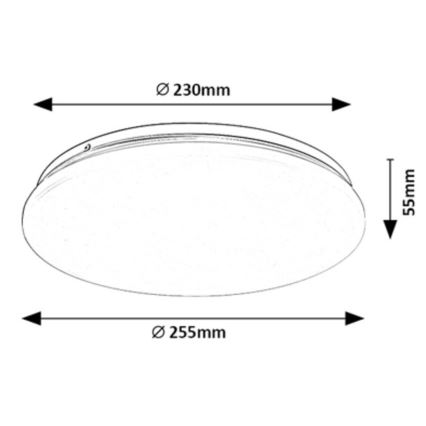Rabalux - LED taklampa LED/12W/230V 3000K 25 cm