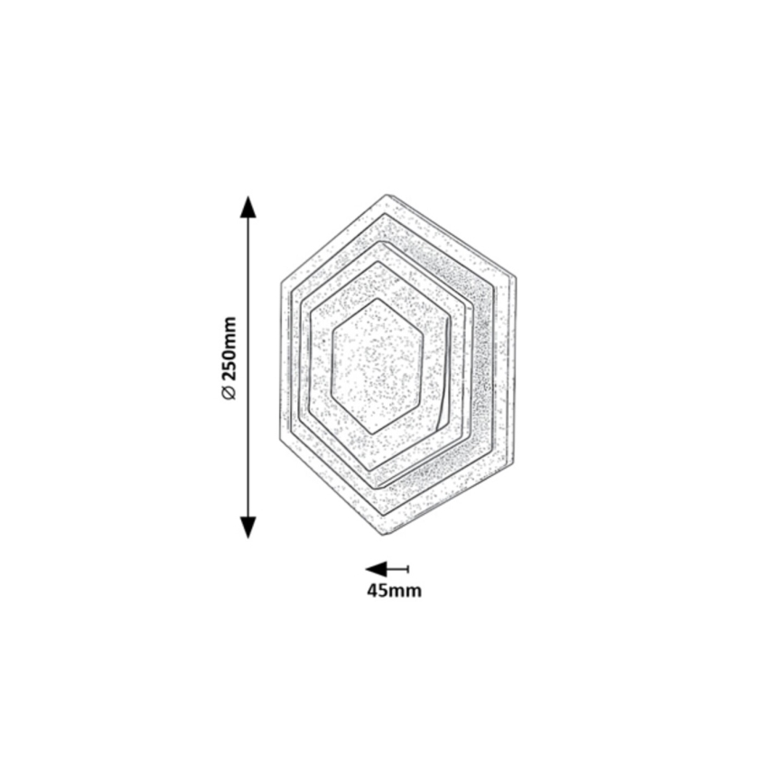 Rabalux - LED taklampa LED/23W/230V 3000/6000K