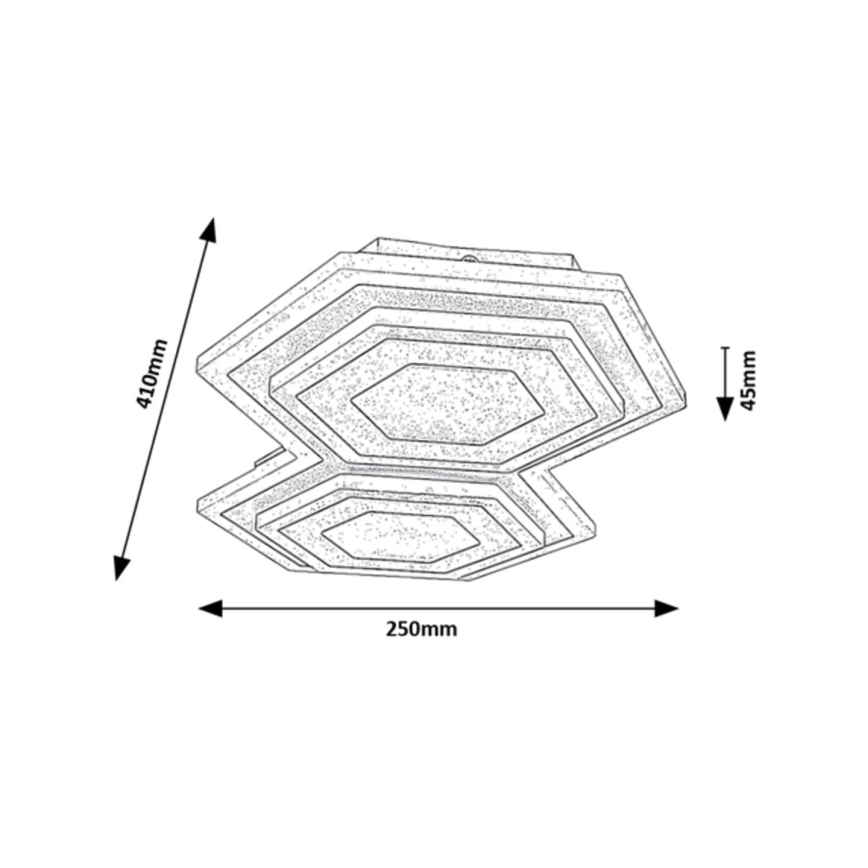 Rabalux - LED taklampa LED/44W/230V 3000/6000K