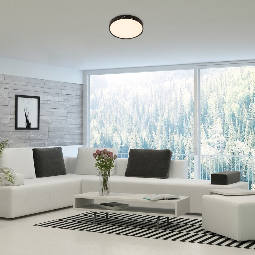 Rabalux - LED taklampa LED/25W/230V 4000K diameter 39 cm svart