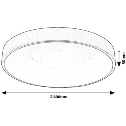 Rabalux - LED taklampa LED/24W/230V 4000K diameter 40 cm