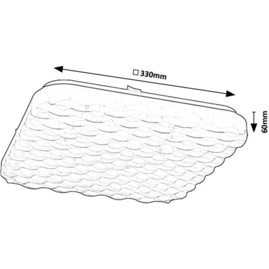 Rabalux - LED taklampa LED/24W/230V 4000K 33x33 cm