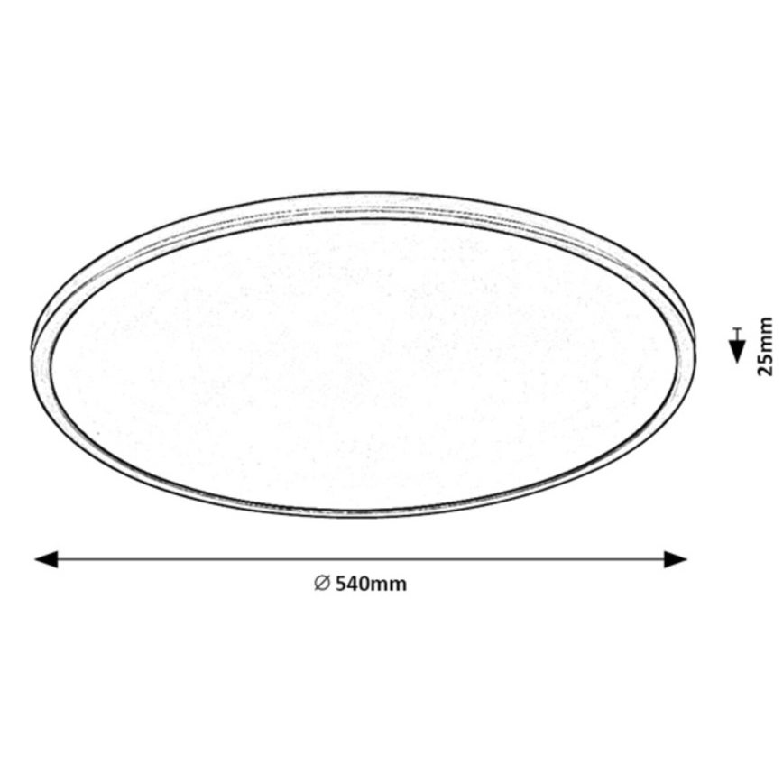 Rabalux - LED Dimbar taklampa LED/36W/230V 3000K 54 cm