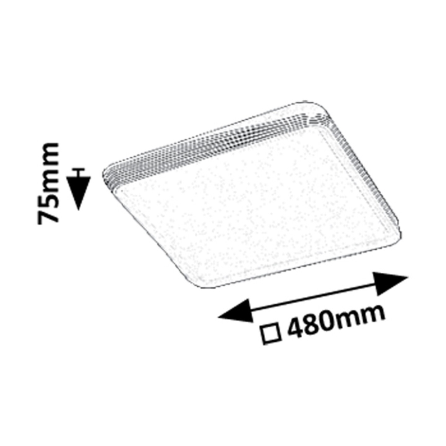 Rabalux - LED taklampa LED/40W/230V 3000K