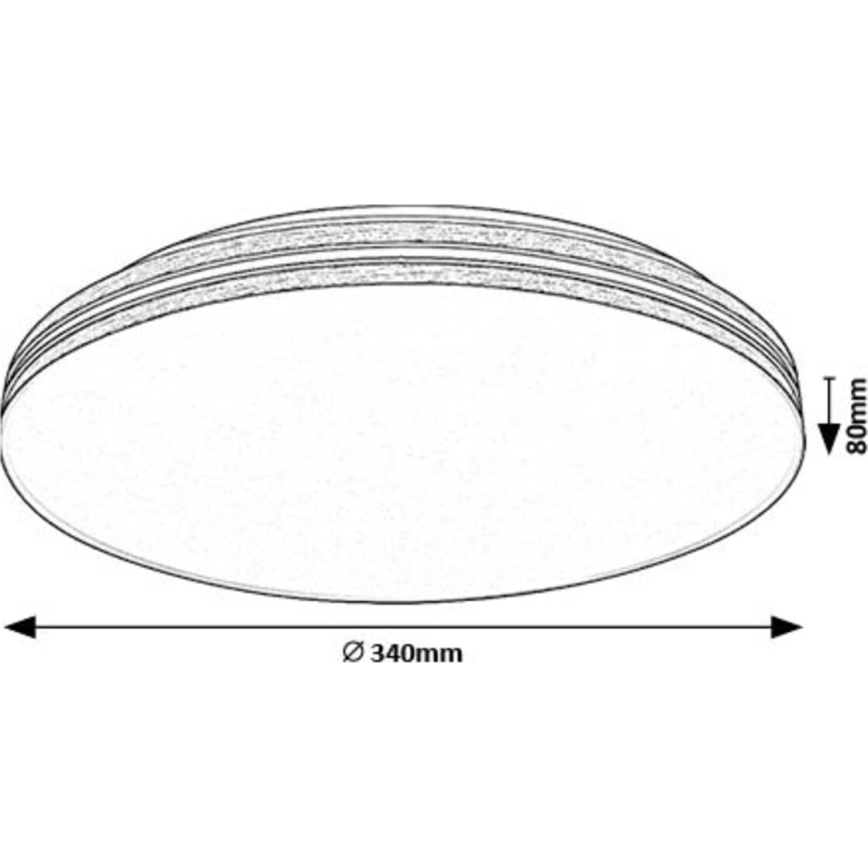 Rabalux - LED taklampa LED/18W/230V 4000K diameter 34 cm
