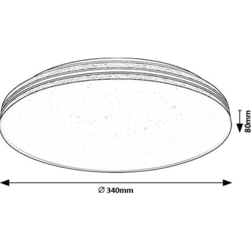 Rabalux - LED taklampa LED/18W/230V 3000K diameter 34 cm