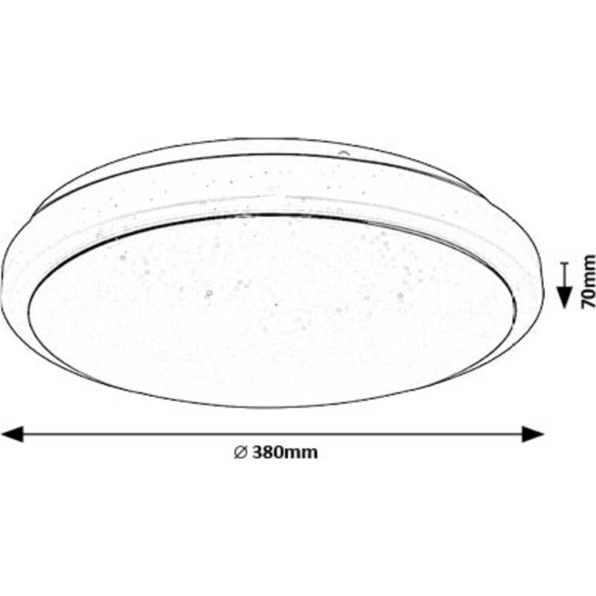 Rabalux - LED taklampa LED/24W/230V 3000K diameter 38 cm