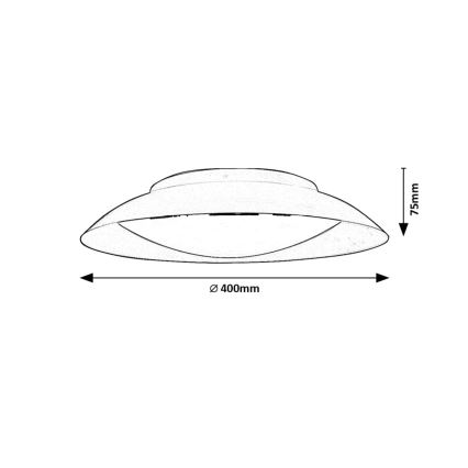 Rabalux - LED taklampa LED/24W/230V 3000K diameter 40 cm