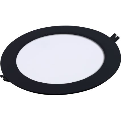 Rabalux - LED infälld belysning LED/18W/230V diameter 22 cm svart