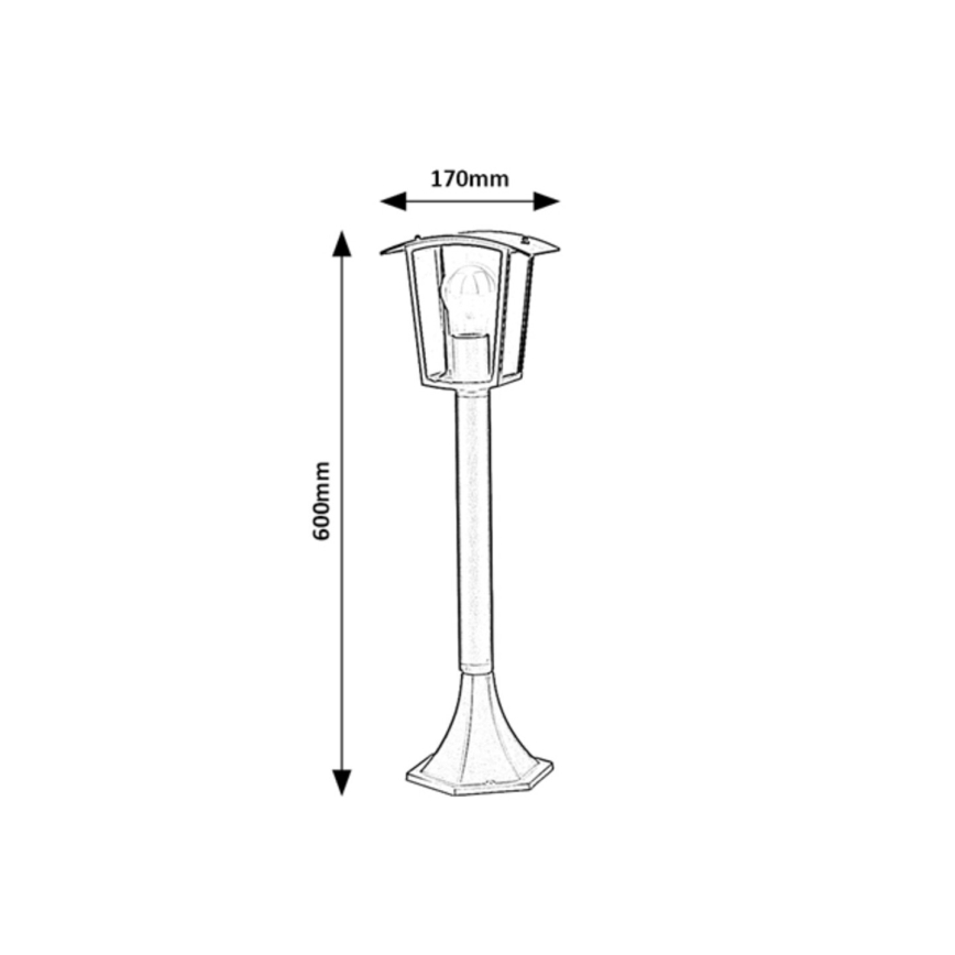 Rabalux - Utomhus lampa  1xE27/15W/230V IP44