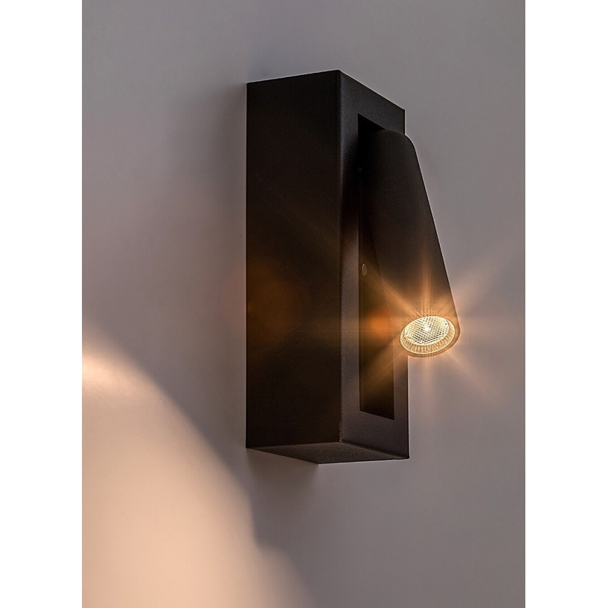 Rabalux - LED väggspotlight LED/4W/230V svart