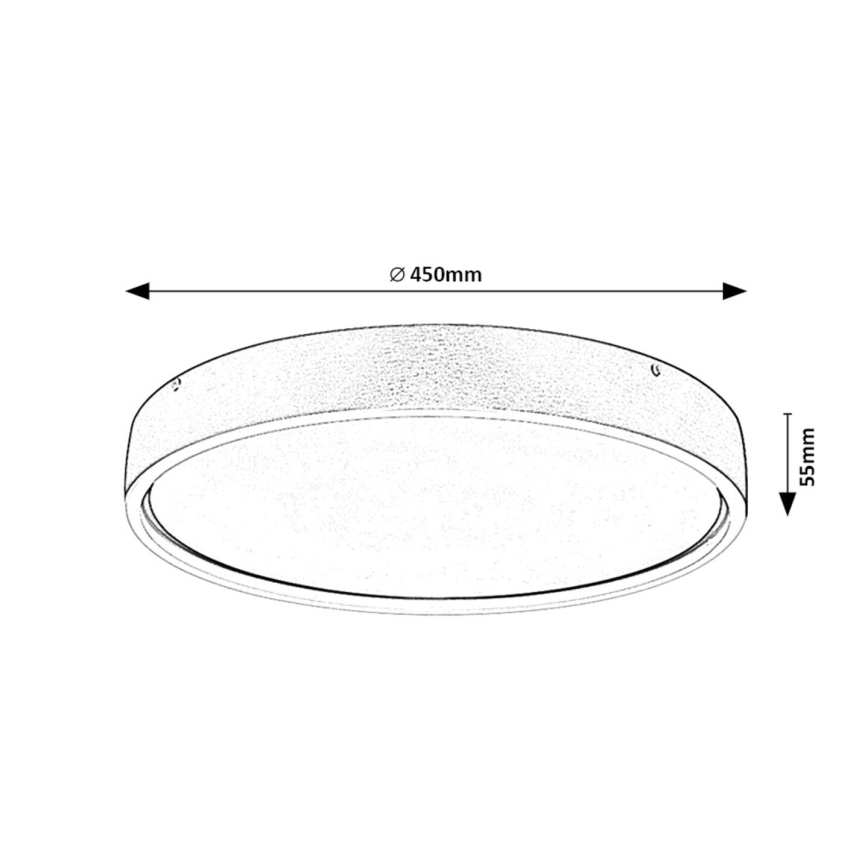 Rabalux - LED taklampa LED/37W/230V