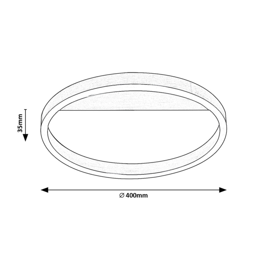 Rabalux - LED taklampa LED/20W/230V matt krom