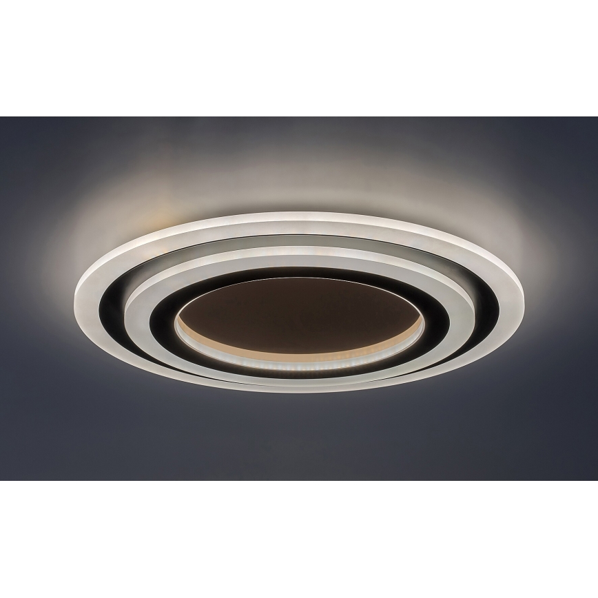 Rabalux - LED Dimbar taklampa LED/56W/230V 3000/4000/6000K matt krom/svart + fjärrkontroll