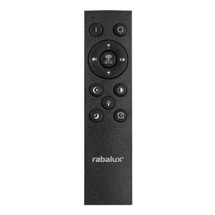 Rabalux - LED Dimbar taklampa LED/56W/230V 3000/4000/6000K matt krom/svart + fjärrkontroll