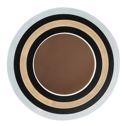 Rabalux - Dimbart LED-takarmatur LED/56W/230V 3000/4000/6000K mattkrom/svart + fjärrkontroll Ø 45 cm