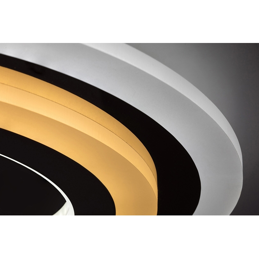 Rabalux - Dimbart LED-taklampa LED/56W/230V 3000/4000/6000K matt krom + fjärrkontroll Ø 45 cm