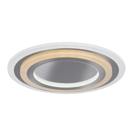 Rabalux - Dimbart LED-taklampa LED/56W/230V 3000/4000/6000K matt krom + fjärrkontroll Ø 45 cm