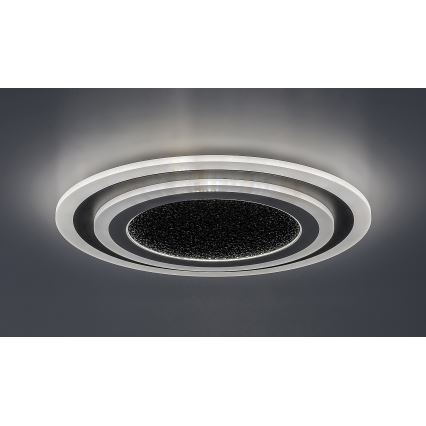 Rabalux - LED Dimbar taklampa LED/56W/230V 3000/4000/6000K svart + fjärrkontroll