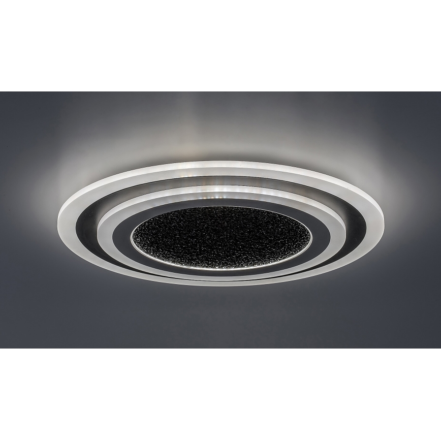 Rabalux - LED Dimbar taklampa LED/56W/230V 3000/4000/6000K svart + fjärrkontroll