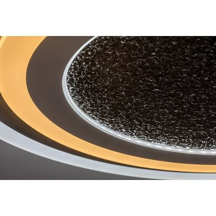 Rabalux - LED-dimbar taklampa LED/56W/230V 3000/4000/6000K svart + fjärrkontroll Ø 45 cm