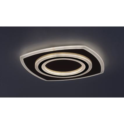 Rabalux - LED Dimbar taklampa LED/60W/230V 3000/4000/6000K matt krom/svart + fjärrkontroll