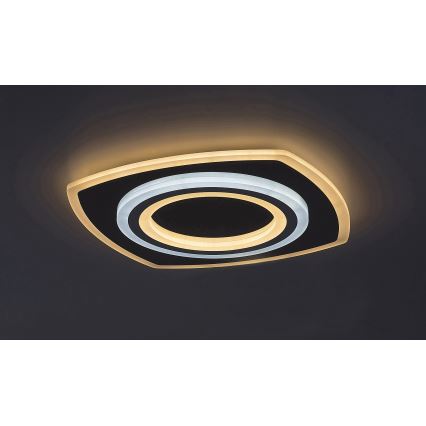 Rabalux - LED Dimbar taklampa LED/60W/230V 3000/4000/6000K matt krom + fjärrkontroll