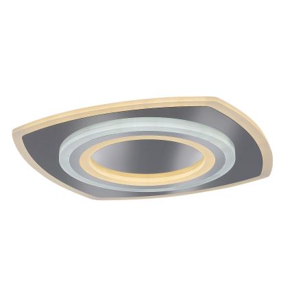 Rabalux - LED Dimbar taklampa LED/60W/230V 3000/4000/6000K matt krom + fjärrkontroll