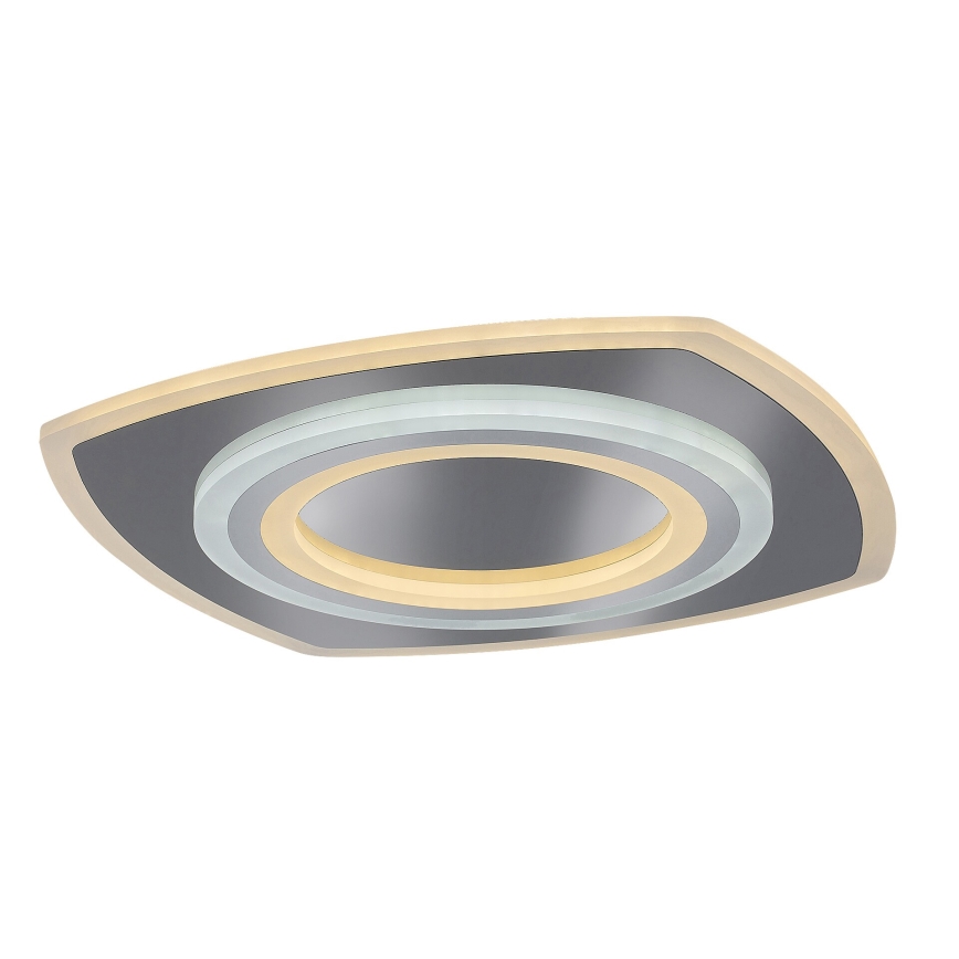 Rabalux - Dimbart LED-takarmatur LED/60W/230V 3000/4000/6000K matt krom + fjärrkontroll 48x48 cm