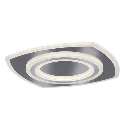 Rabalux - Dimbart LED-takarmatur LED/60W/230V 3000/4000/6000K matt krom + fjärrkontroll 48x48 cm