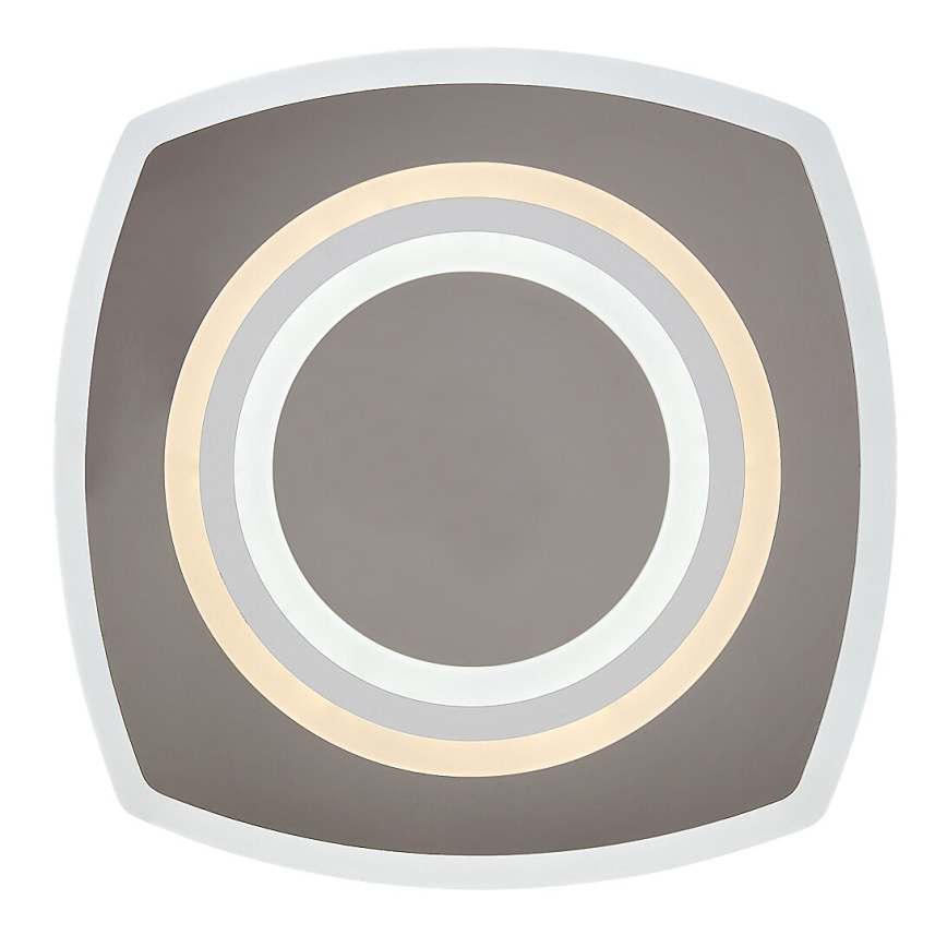 Rabalux - Dimbart LED-takarmatur LED/60W/230V 3000/4000/6000K matt krom + fjärrkontroll 48x48 cm