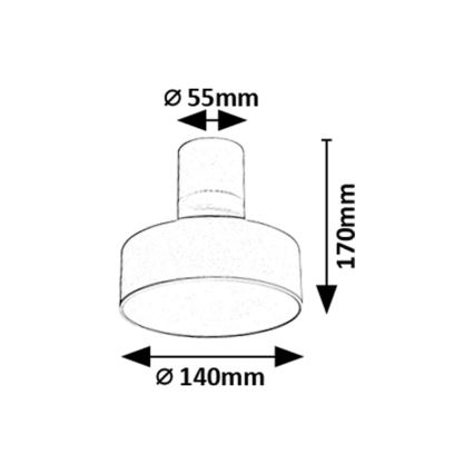 Rabalux - LED taklampa LED/16W/230V 3000K vit