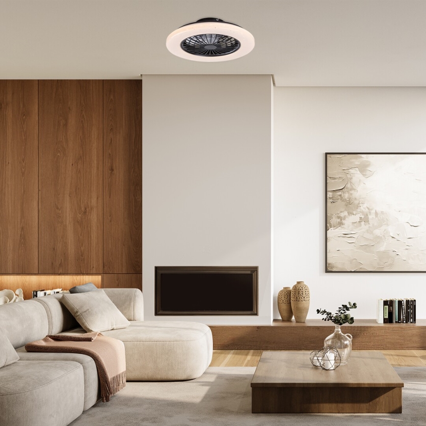Rabalux - LED Dimbar taklampa med fläkt LED/48W/230V 3000-6500K + fjärrkontroll