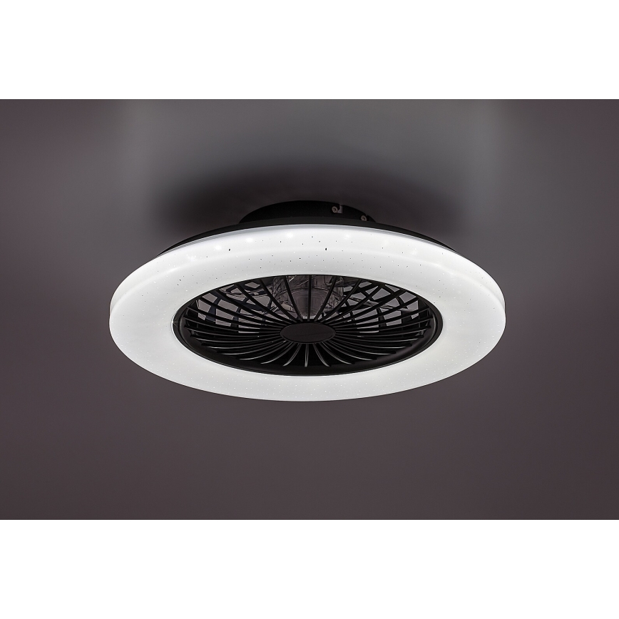 Rabalux - LED Dimbar taklampa med fläkt LED/48W/230V 3000-6500K + fjärrkontroll