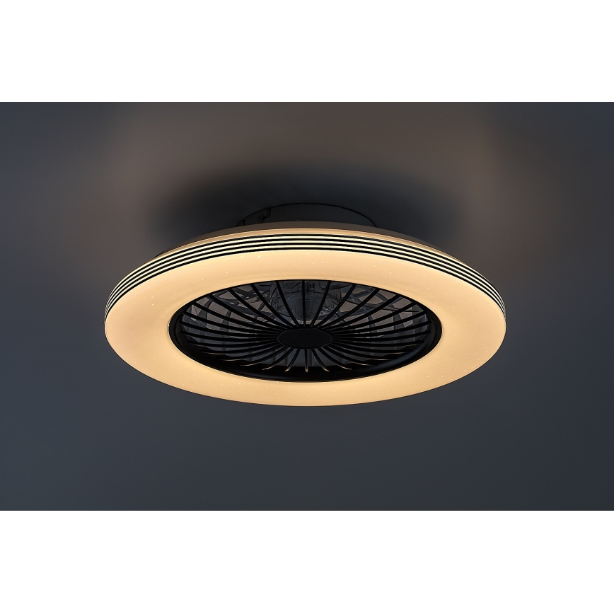Rabalux - LED Dimbar taklampa med fläkt LED/48W/230V 3000-6500K + fjärrkontroll