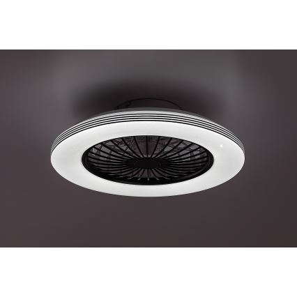 Rabalux - LED Dimbar taklampa med fläkt LED/48W/230V 3000-6500K + fjärrkontroll