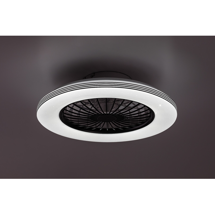 Rabalux - LED Dimbar taklampa med fläkt LED/48W/230V 3000-6500K + fjärrkontroll