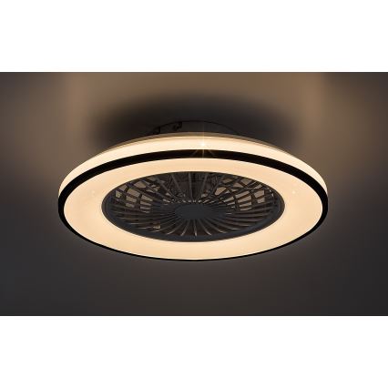Rabalux - LED Dimbar taklampa med fläkt LED/48W/230V 3000-6500K + fjärrkontroll