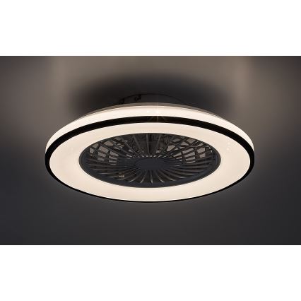 Rabalux - LED Dimbar taklampa med fläkt LED/48W/230V 3000-6500K + fjärrkontroll