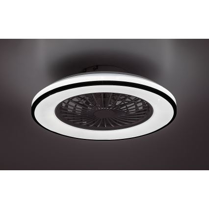 Rabalux - LED Dimbar taklampa med fläkt LED/48W/230V 3000-6500K + fjärrkontroll
