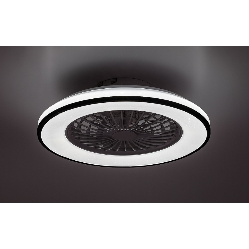 Rabalux - LED Dimbar taklampa med fläkt LED/48W/230V 3000-6500K + fjärrkontroll